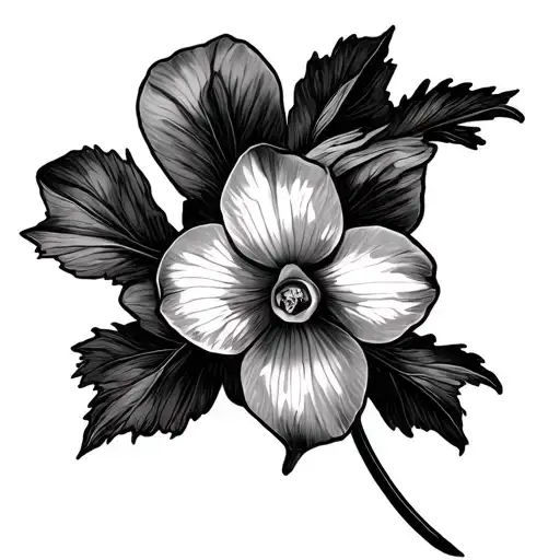 Violets And Narcissus