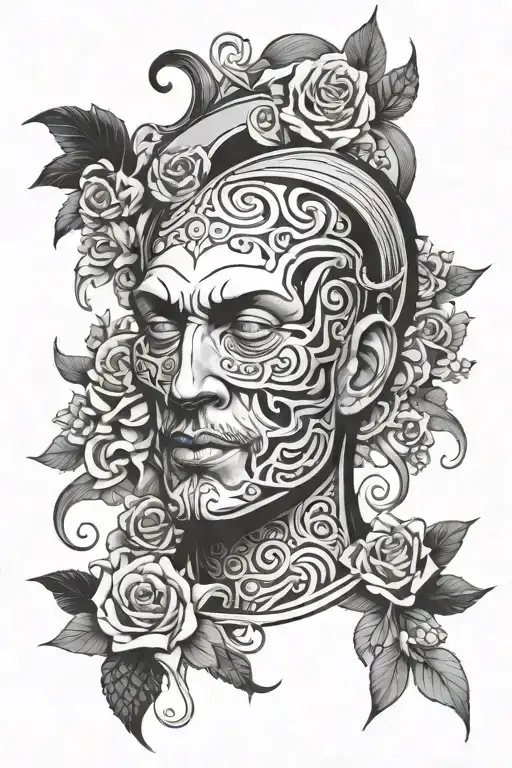 Head Opens To Book Open