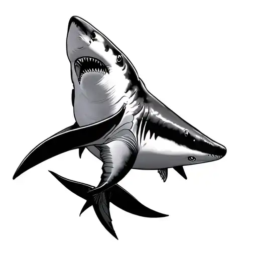 Hammerhead Shark Swimming