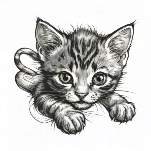 Kitten Playing