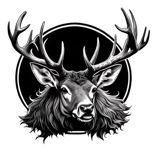 Scottish Stag Head