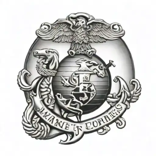 Marine Corps Eagle Globe And Anchor