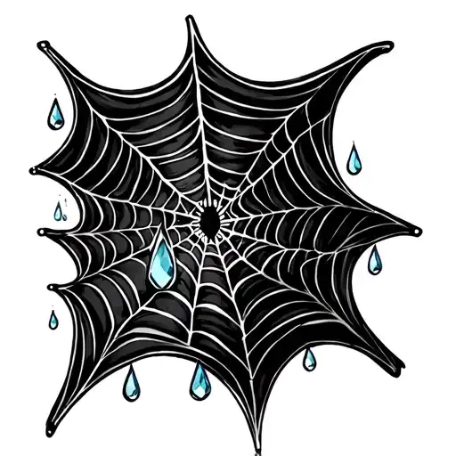 Spiderweb Chest Piece Gem Dew Drops
