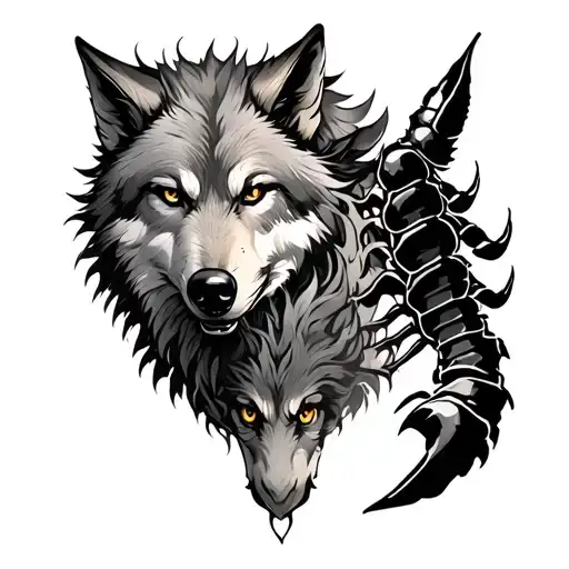 Scorpio And Wolf