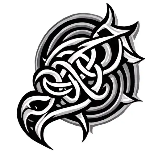 Celtic Tribal Shoulder Tatoo