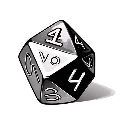 D20 Dice Trampstamp