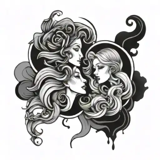 Eternal Playful Fluid Feminine Friendship