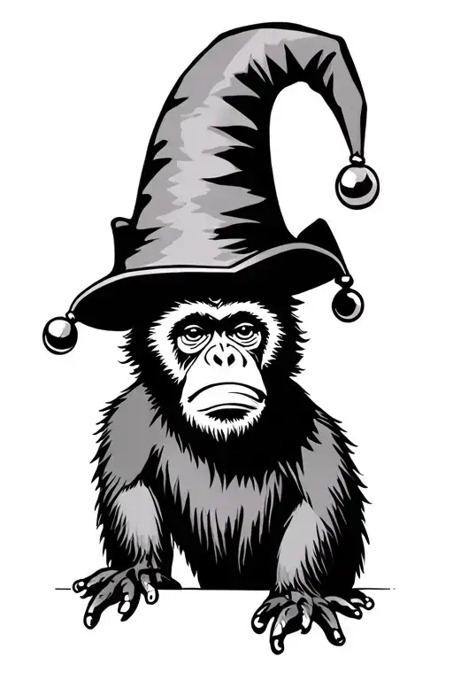 Gibbon Jester Hat