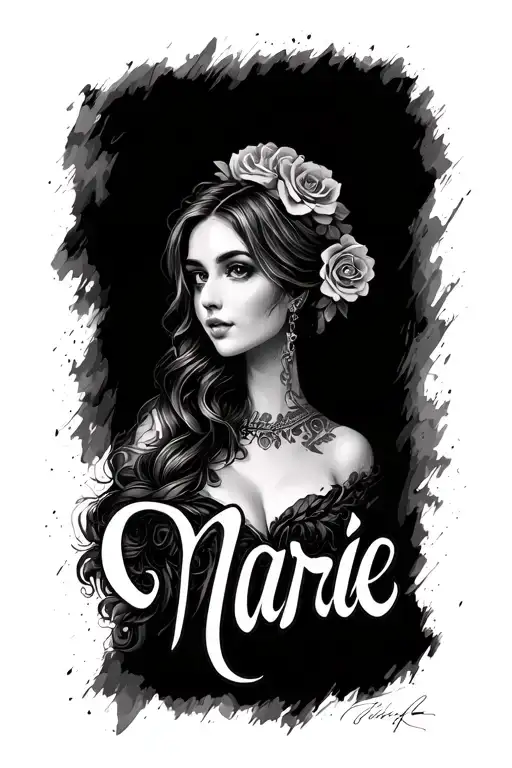 Marie Name Sleeve