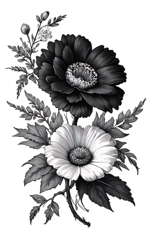 Serotonin Tattoo May And November Birth Flowers