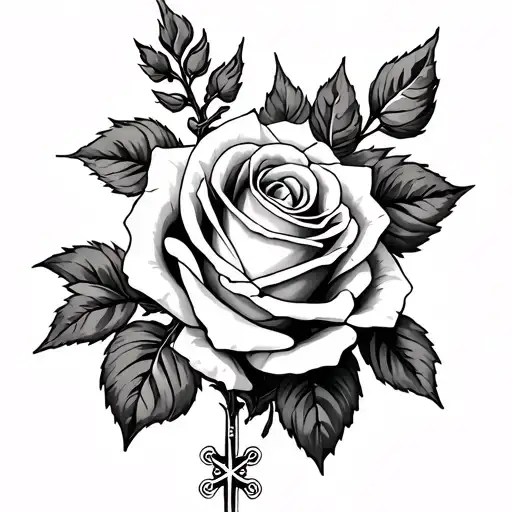 Rose And Cross