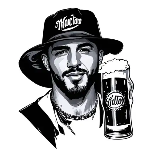 Marciano With A Beer