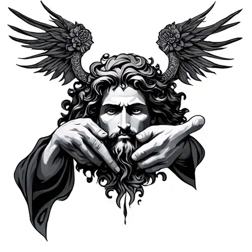 God Holding