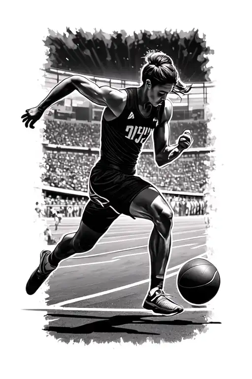 Track And Field The Drawing