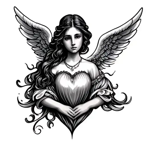 Essie With A Heart And Angel Wings