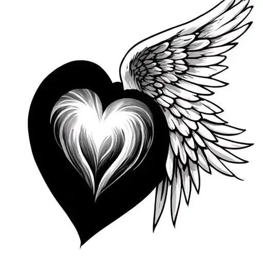 Essie Inside Of A Heart That Has Angel Wings