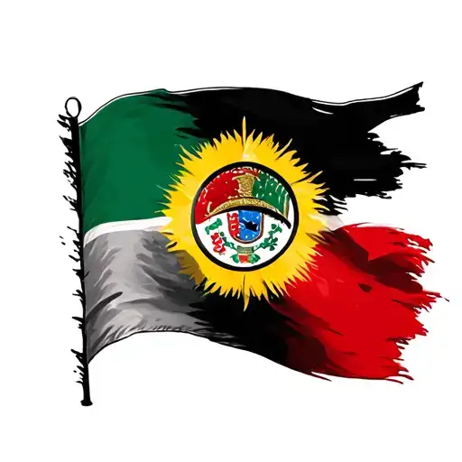 Italian Flag And Aboriginal Flag Incorporated