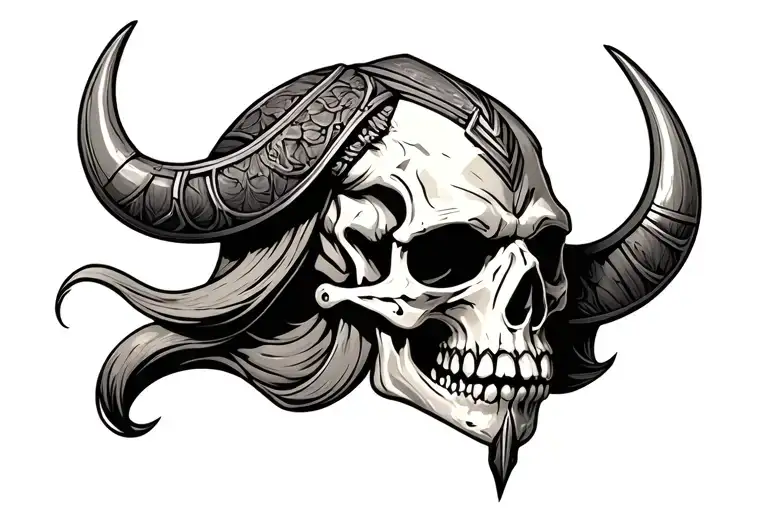 Giant Viking Skull