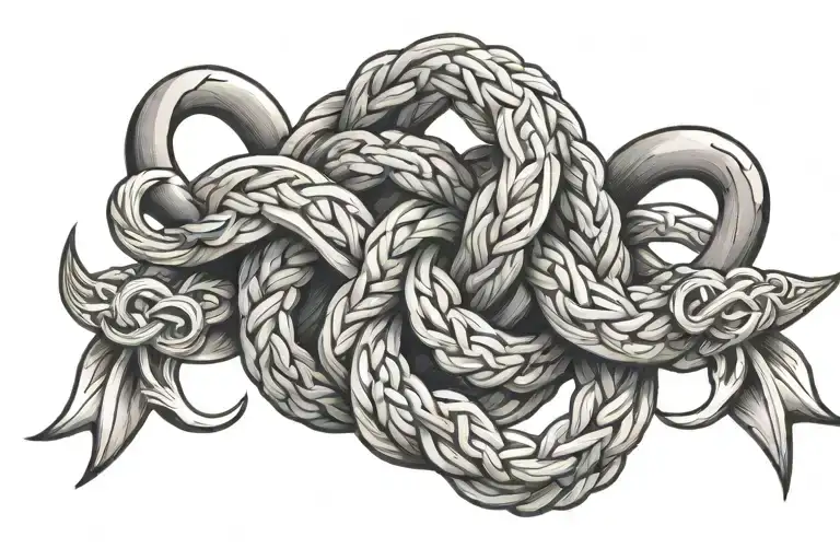 Sailors Knot With Dara Knot In The Middle