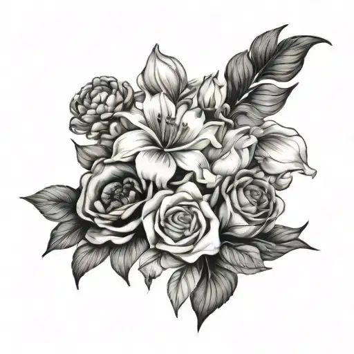 Birth Flower Bouquet