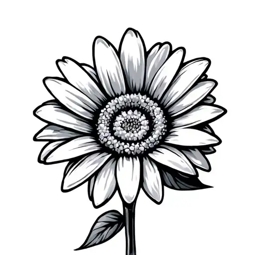 Dallas Cowboys Star With Daisy Flower