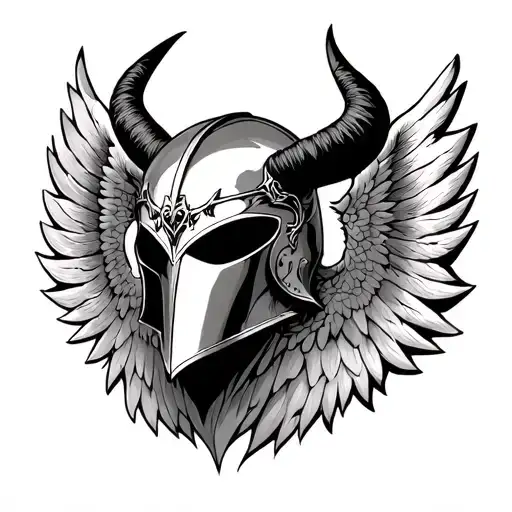 Winged Midevil Helmet