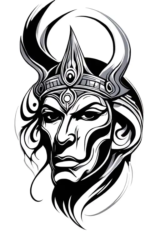 Trishul And Gada Futuristic
