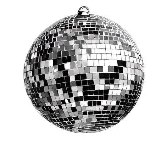 Disco Ball Under Light