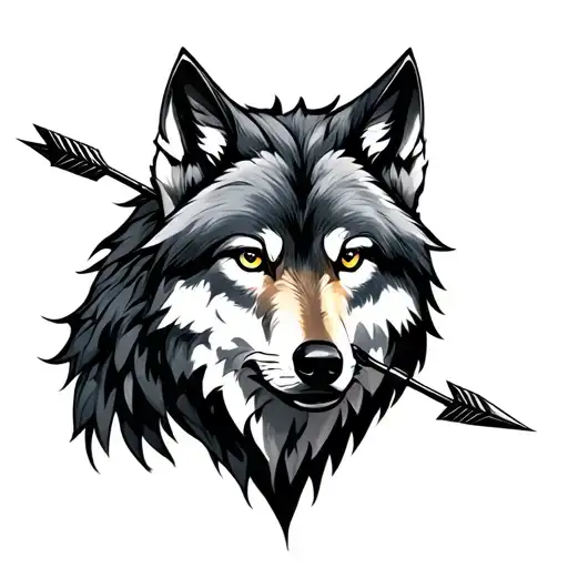 Lun Luna Arrow Wolf Pen