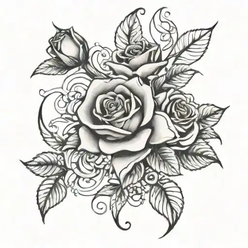 Hadis Name And Roses