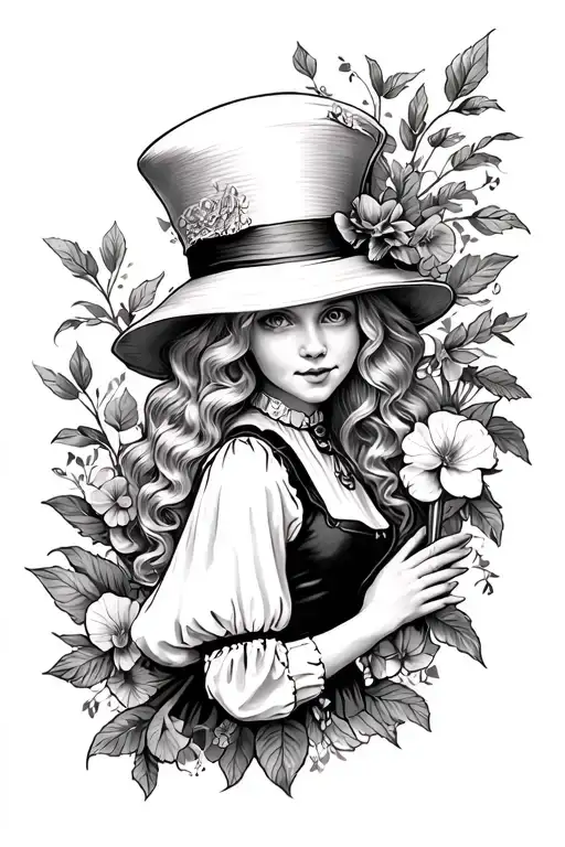 Alice In Wonderland Sleeve