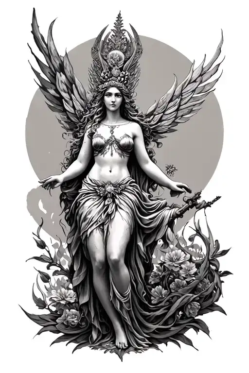 Fullbody Demeter Goddess