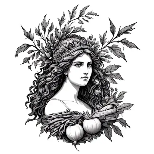 Demeter Goddess Of The Harvest
