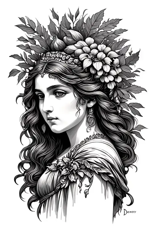Demeter Goddess Of The Harvest
