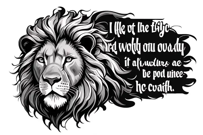 Lion And Quote Leo Zodiac Sign