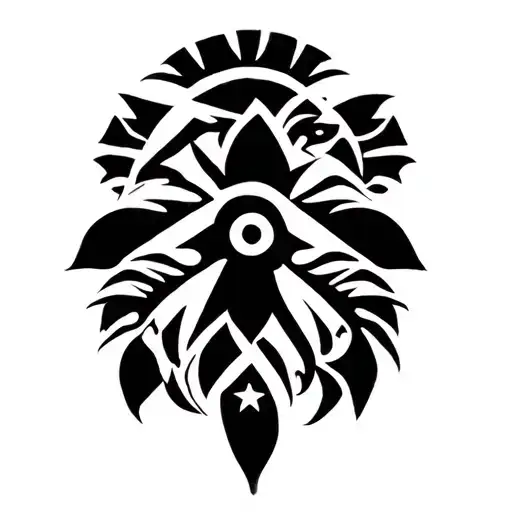 Tribal Taino Puerto Rico Flag