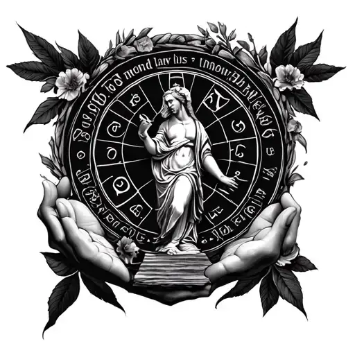 God Holding The Libra Horoscope Creating A Path While Showing The Bible Verse Proverbs 3 5-6