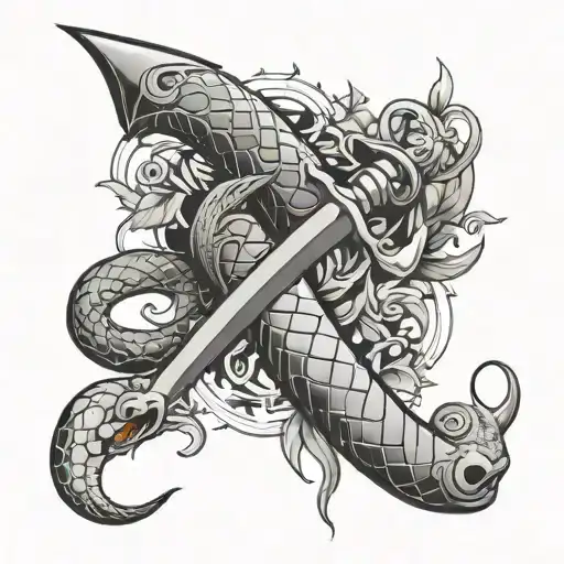 Dagger And Snake