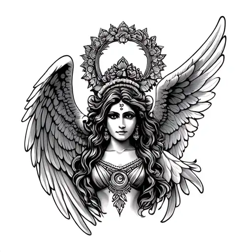 A Angel In Chicano Style