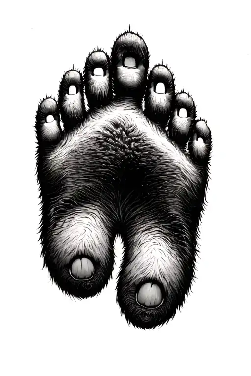 Bear Foot Print Meaning Brothers