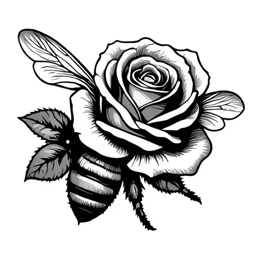 Rose And Bee