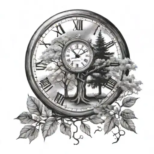 Clock And Trees