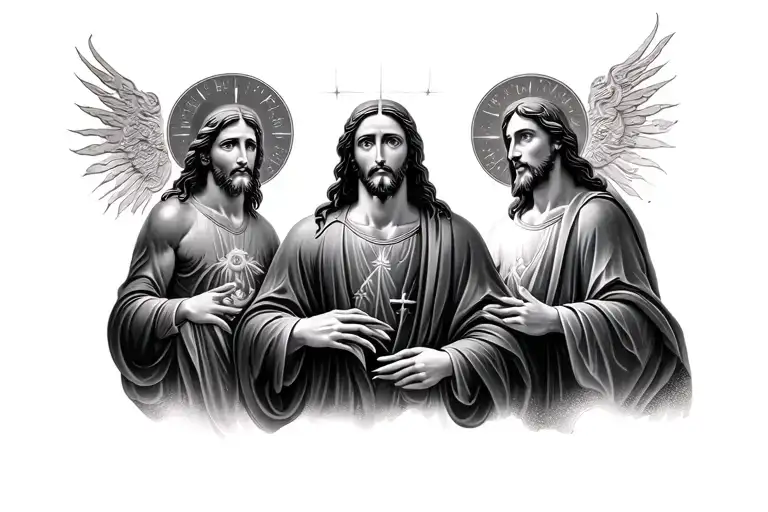 Christ And Apostles