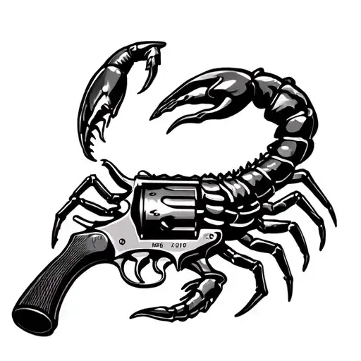 Scorpion On Revolver