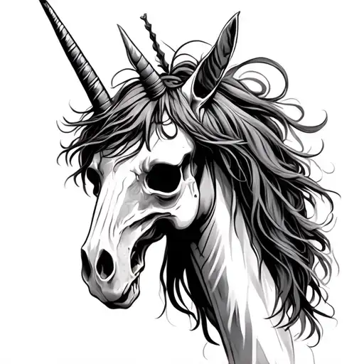 Undead Skeleton Unicorn