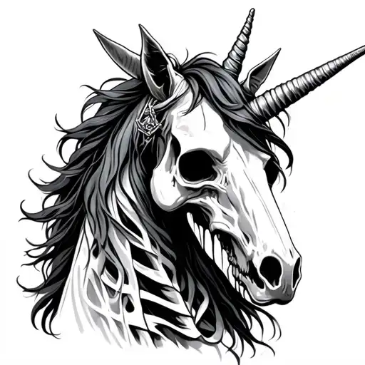 Undead Skeleton Unicorn