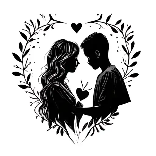 Mum And Son I Love You Symbol