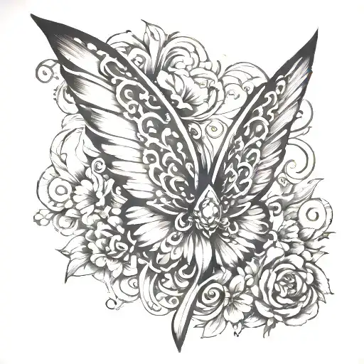 Little Tattoo Zelda Fairy Wings