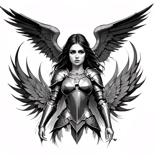 Female Armor Of God Surrounded