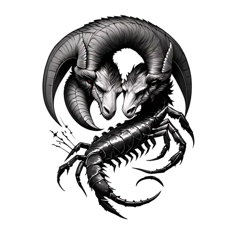 Aries And Scorpio Locked In Battle